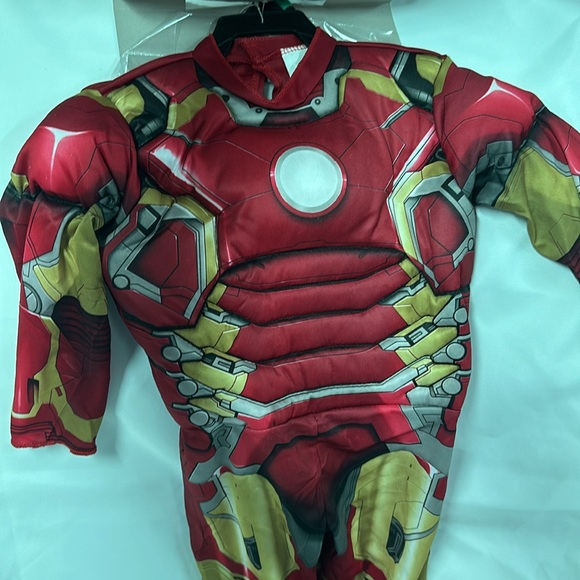 Avengers Ironman Halloween Costume, Jumpsuit and Mask, Boys 3T-4T - Picture 3 of 8